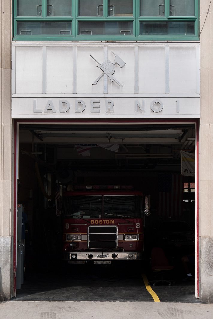 Fire station, Boston, Massachusetts, USA